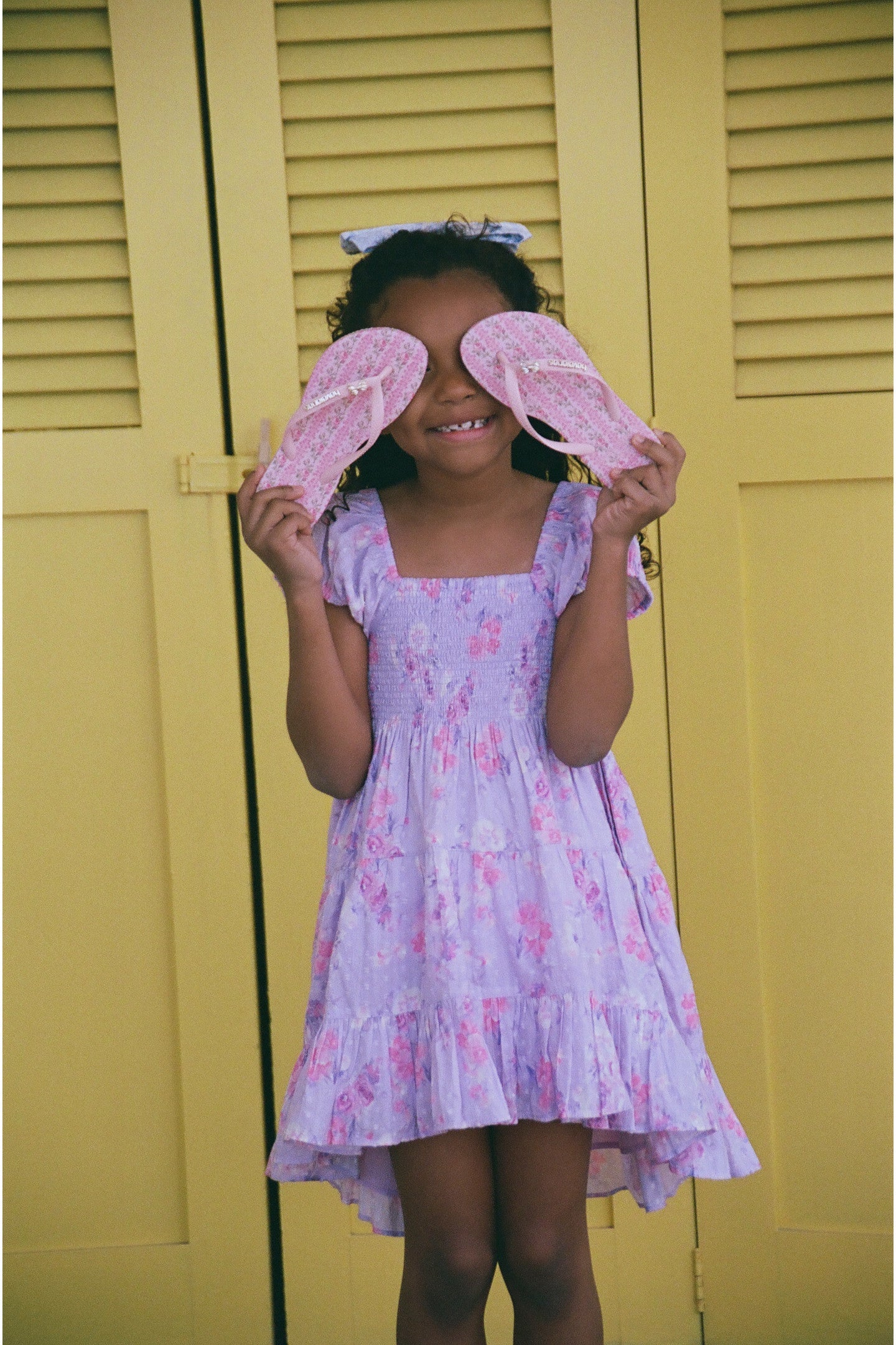 LoveShackFancy x havaianas Girls Strawberry Macaroon Flip Flops