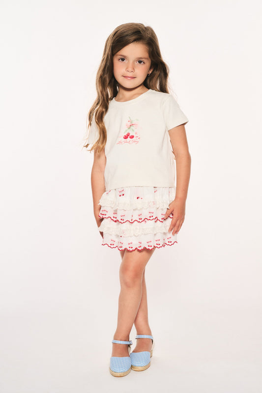 Girls Briella Cherry Tee