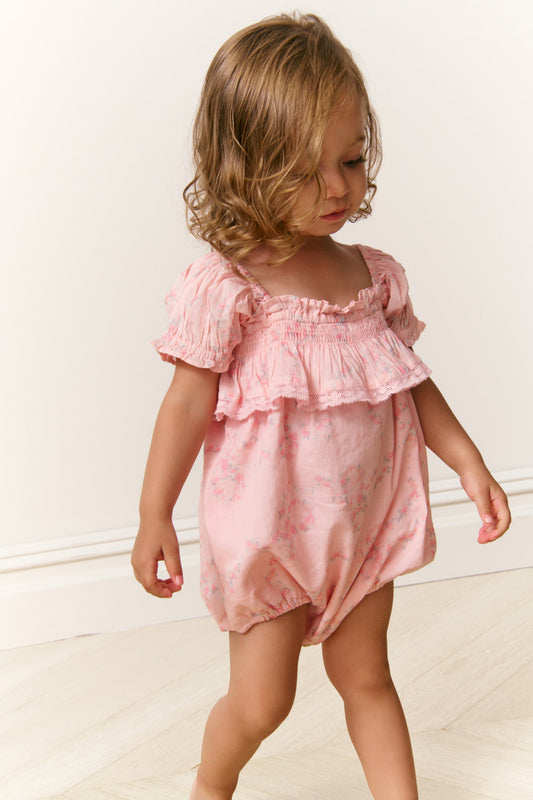 Baby Carlita Luna Rosa Fleur Pinafore