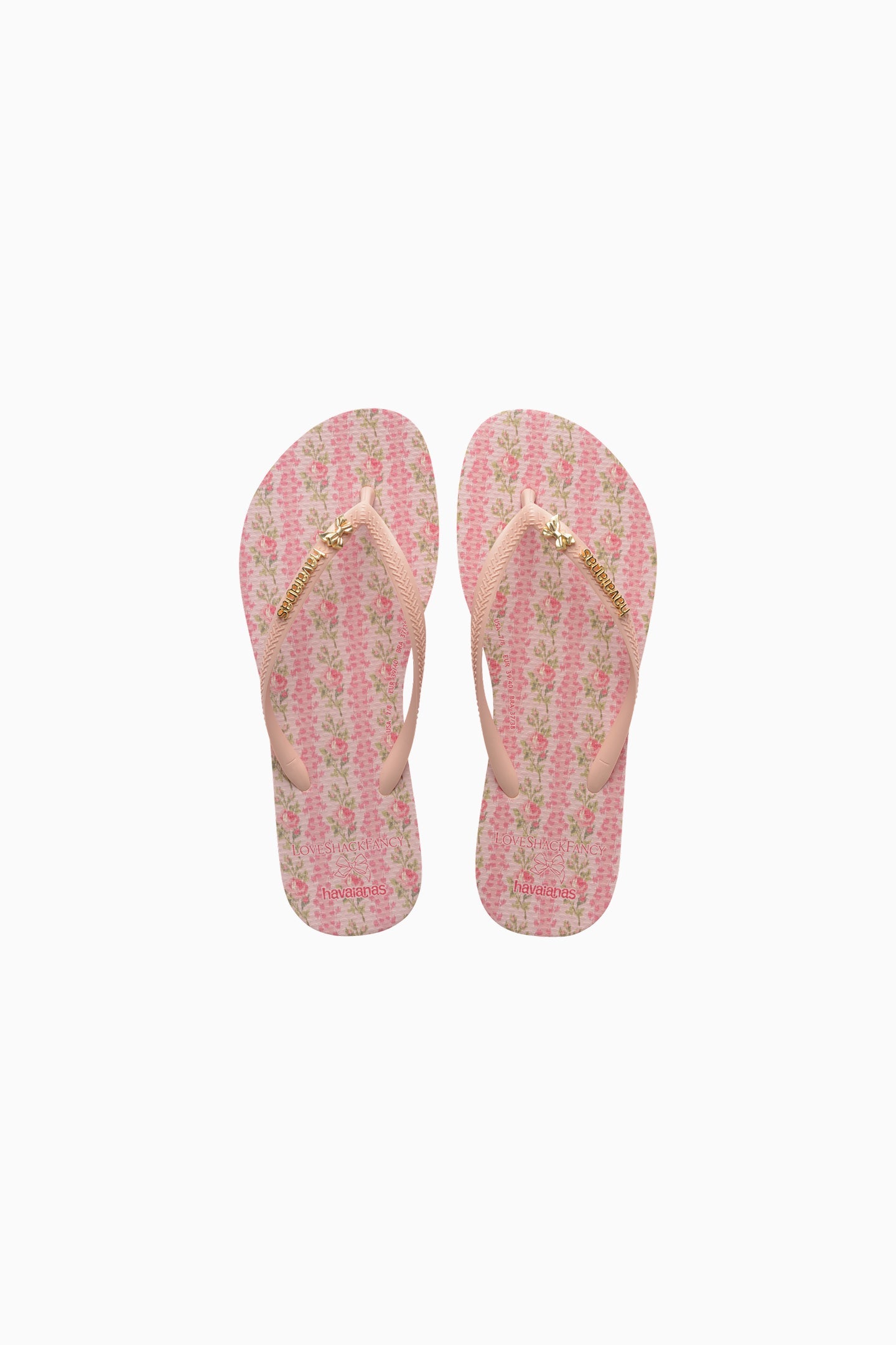 LoveShackFancy x havaianas Girls Strawberry Macaroon Flip Flops