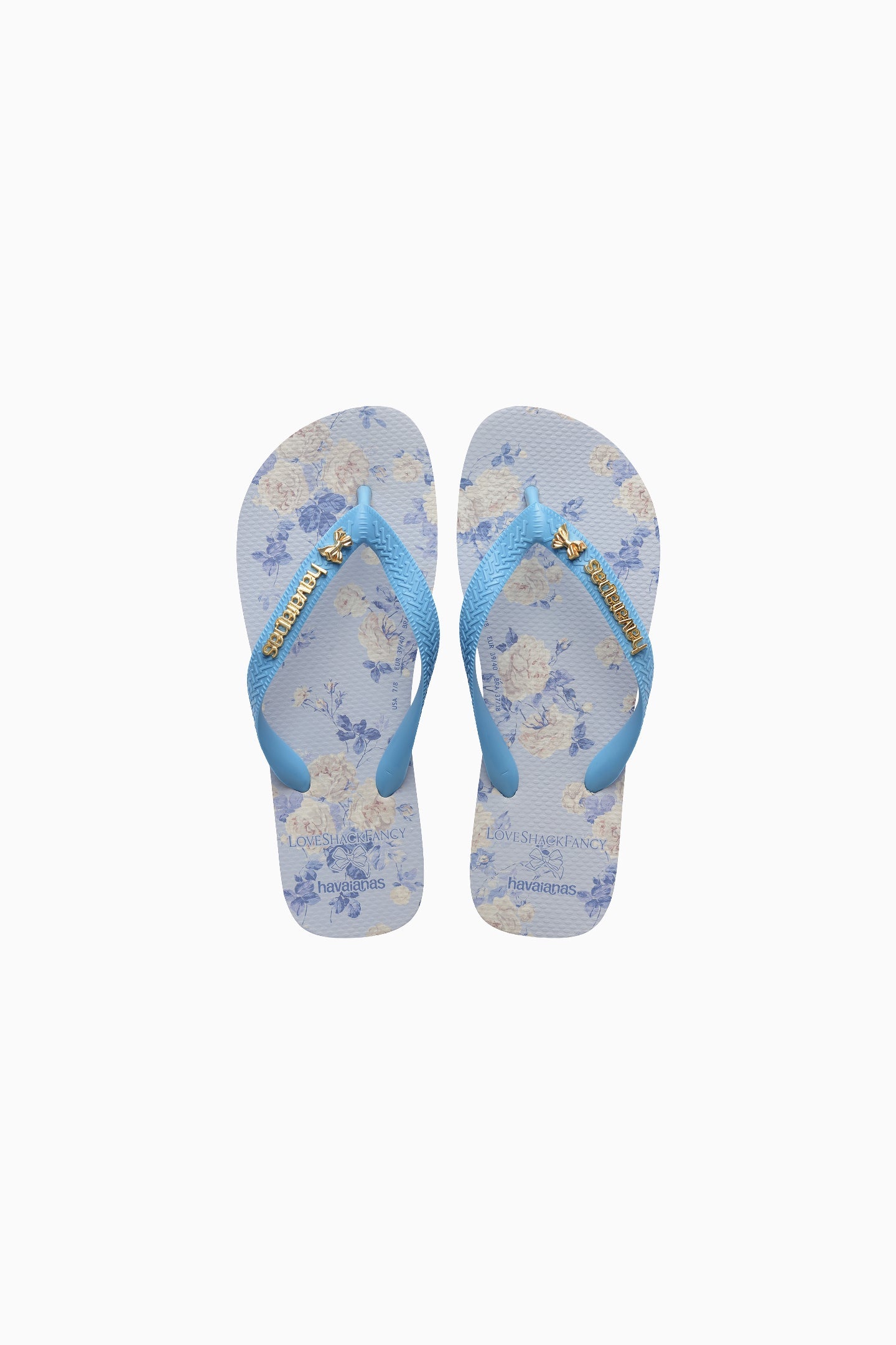 LoveShackFancy x havaianas Girls Whisper Blue Flip Flops