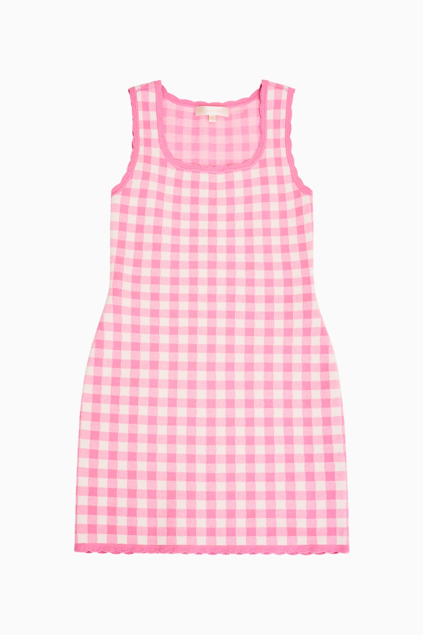 Girls Sereia Checkered Knit Dress