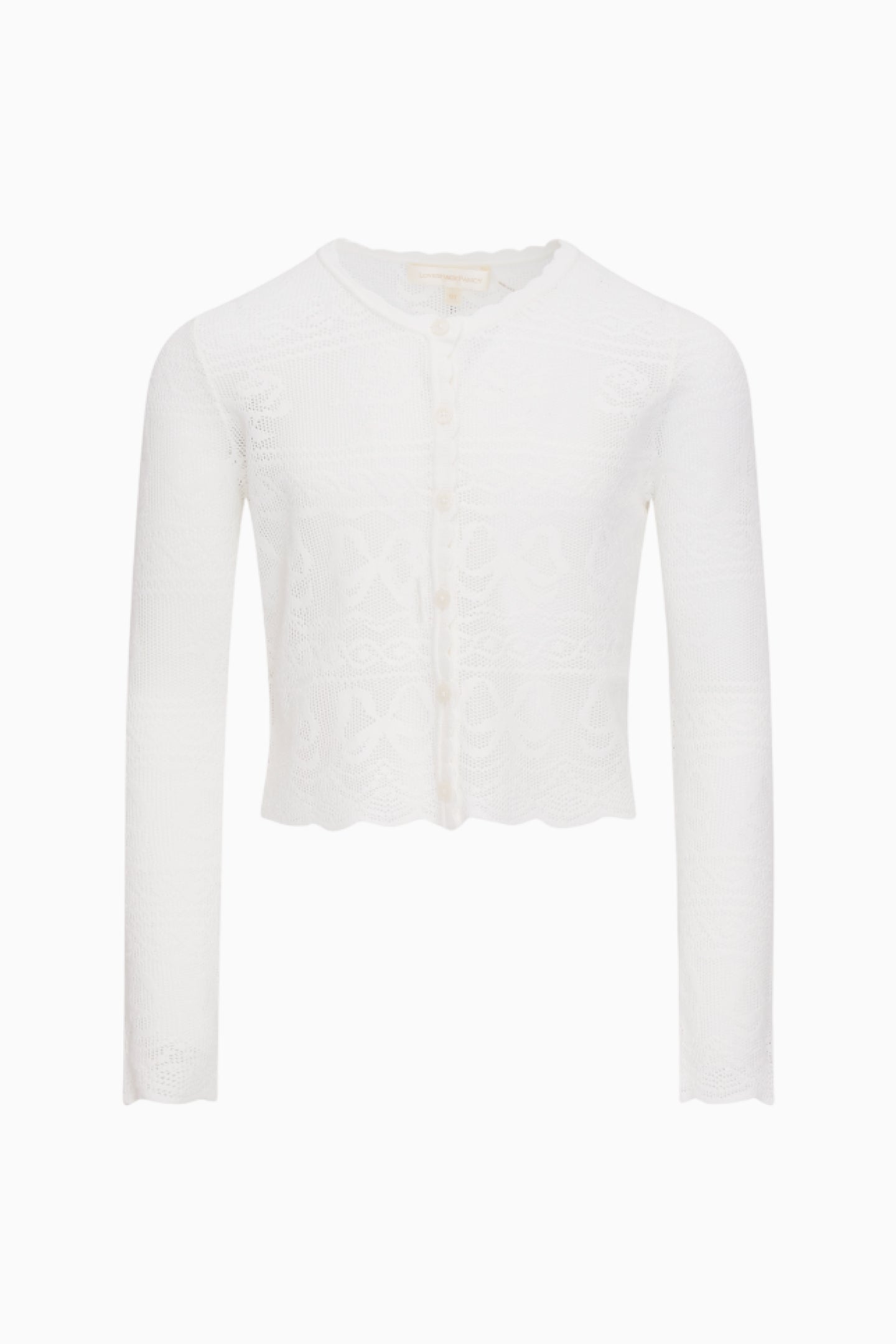 Girls Sookie Bow Pointelle Cardigan