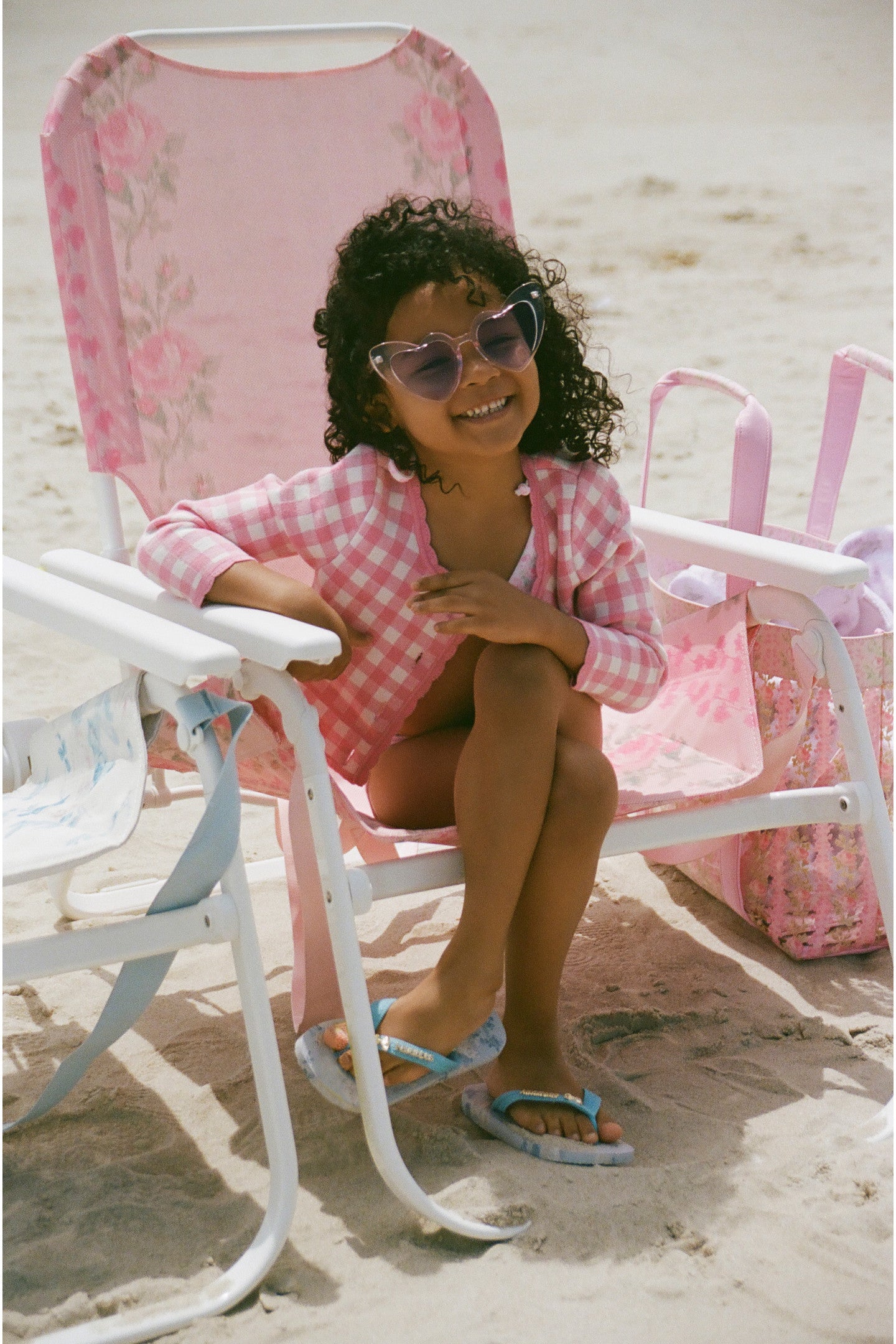 LoveShackFancy x havaianas Girls Whisper Blue Flip Flops